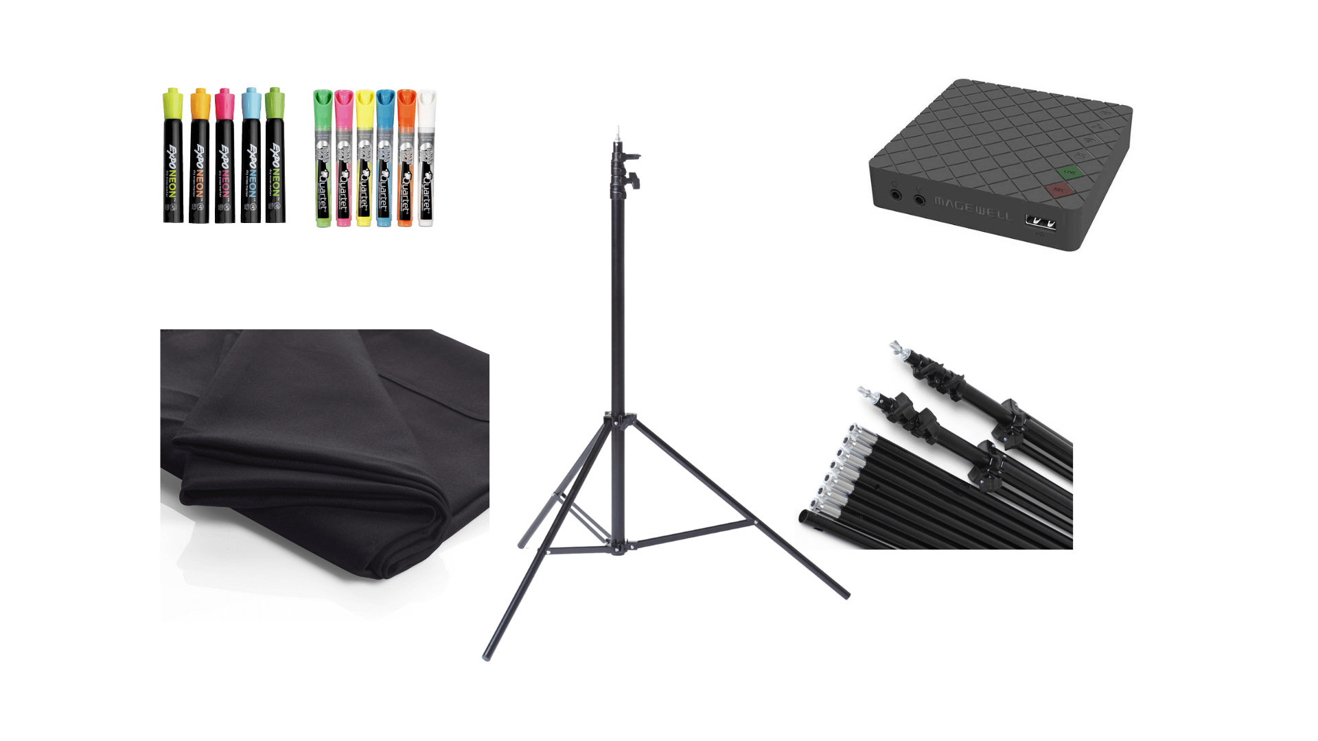 Large Lightboard Studio Package Inclusions from Lightboards Australia