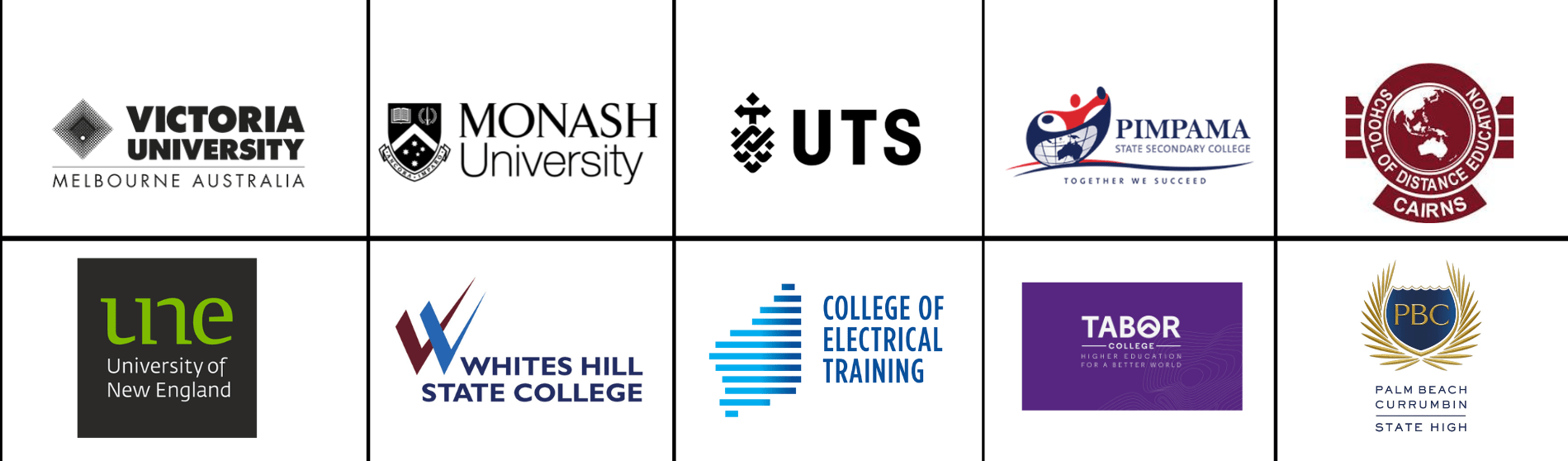 Lightboard Australia Client Logos